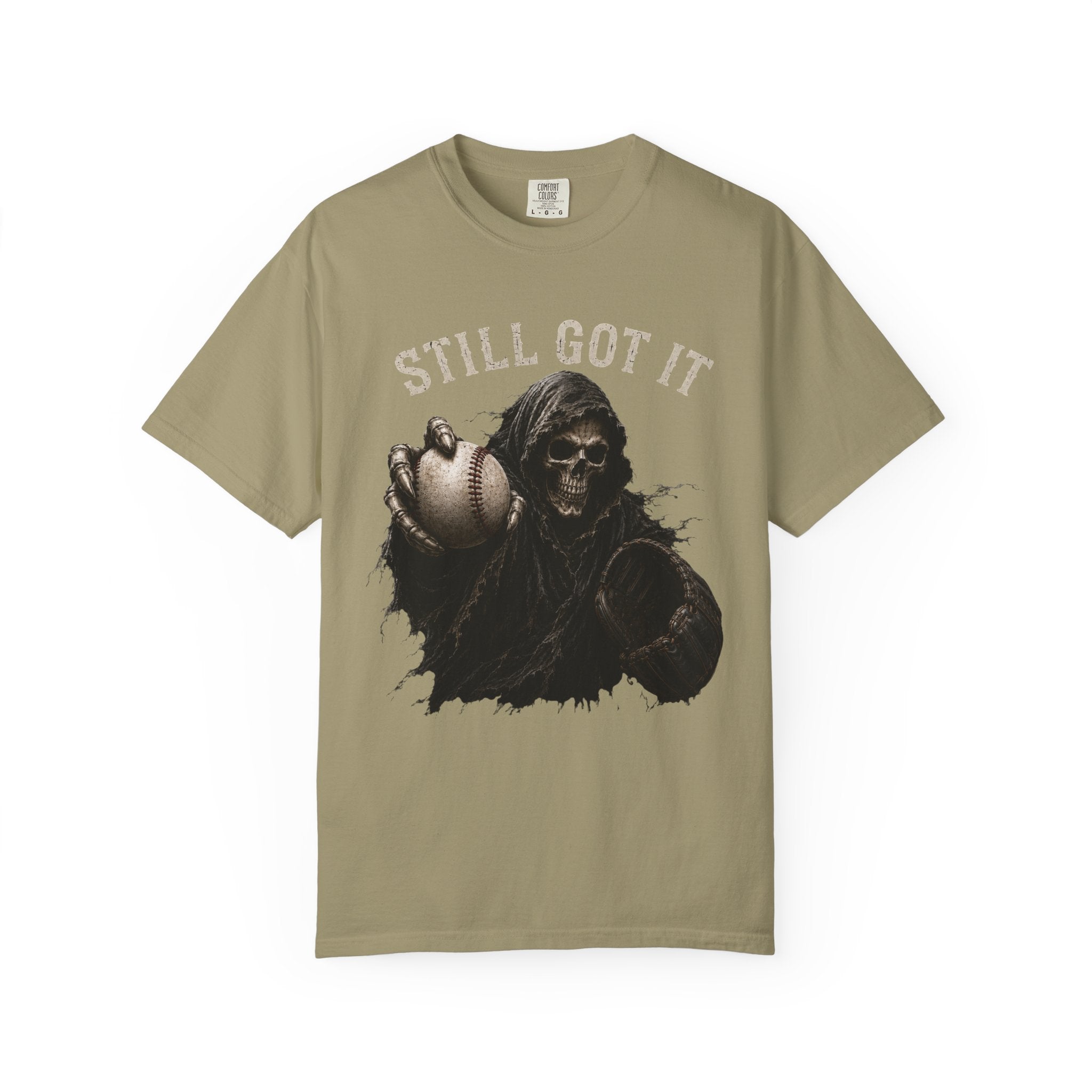 Still Got It Baseball Tee — Vintage Reaper Baseball T-Shirt