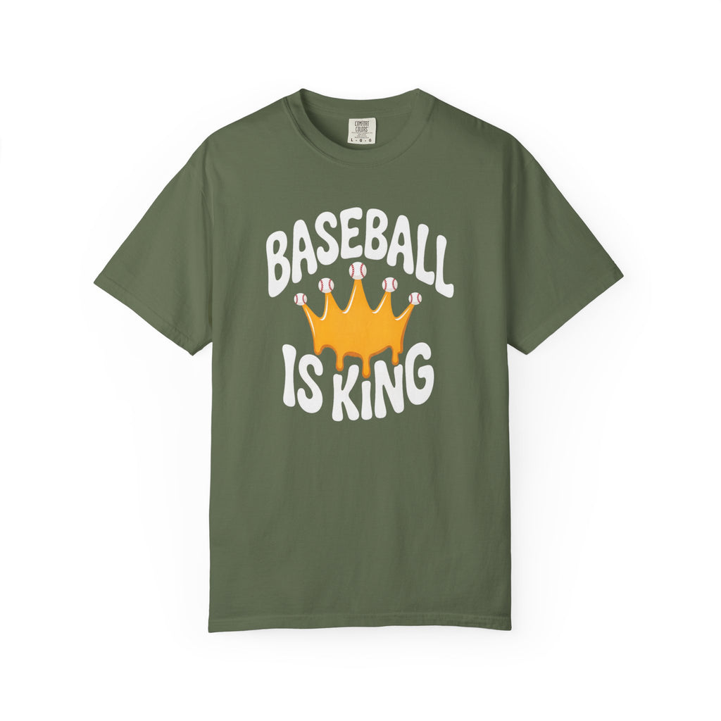 Baseball Is King T-Shirt Heavy Comfort Colors Adult Unisex