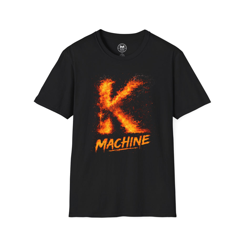 K Machine Flame Graphic T-Shirt