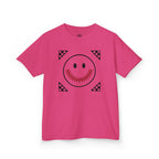 Kids T-Shirt — "Smily Baseball Seams Face" Baseball Tee