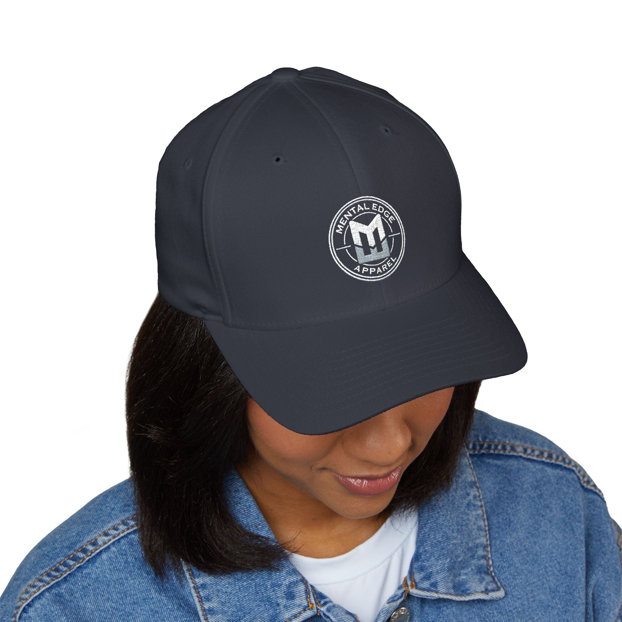 Embroidered Minimalist Mental Edge Logo Cap
