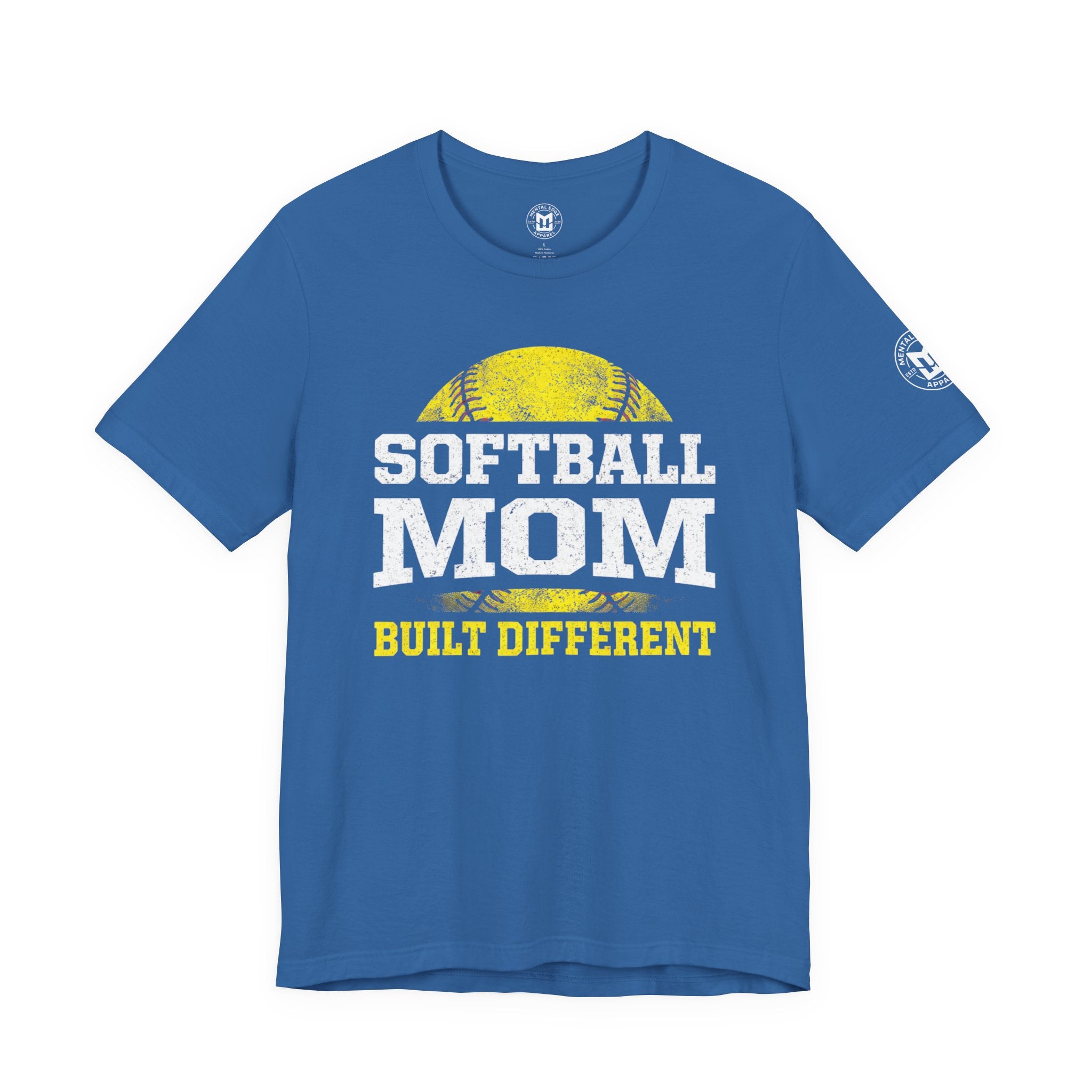 "Built Different" Softball Mom T-Shirt