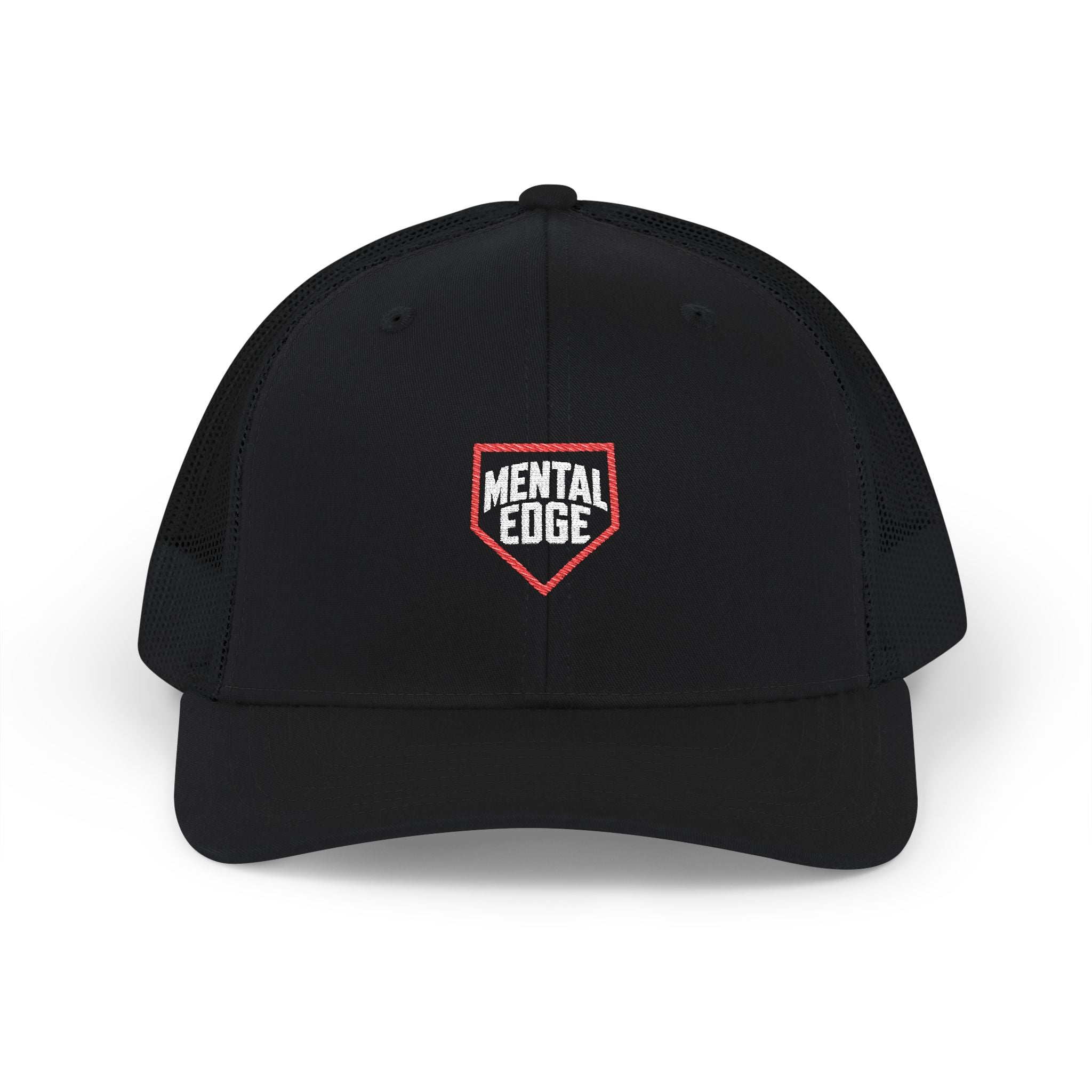 Mental Edge Trucker Cap — Retro Patch Snapback Hat