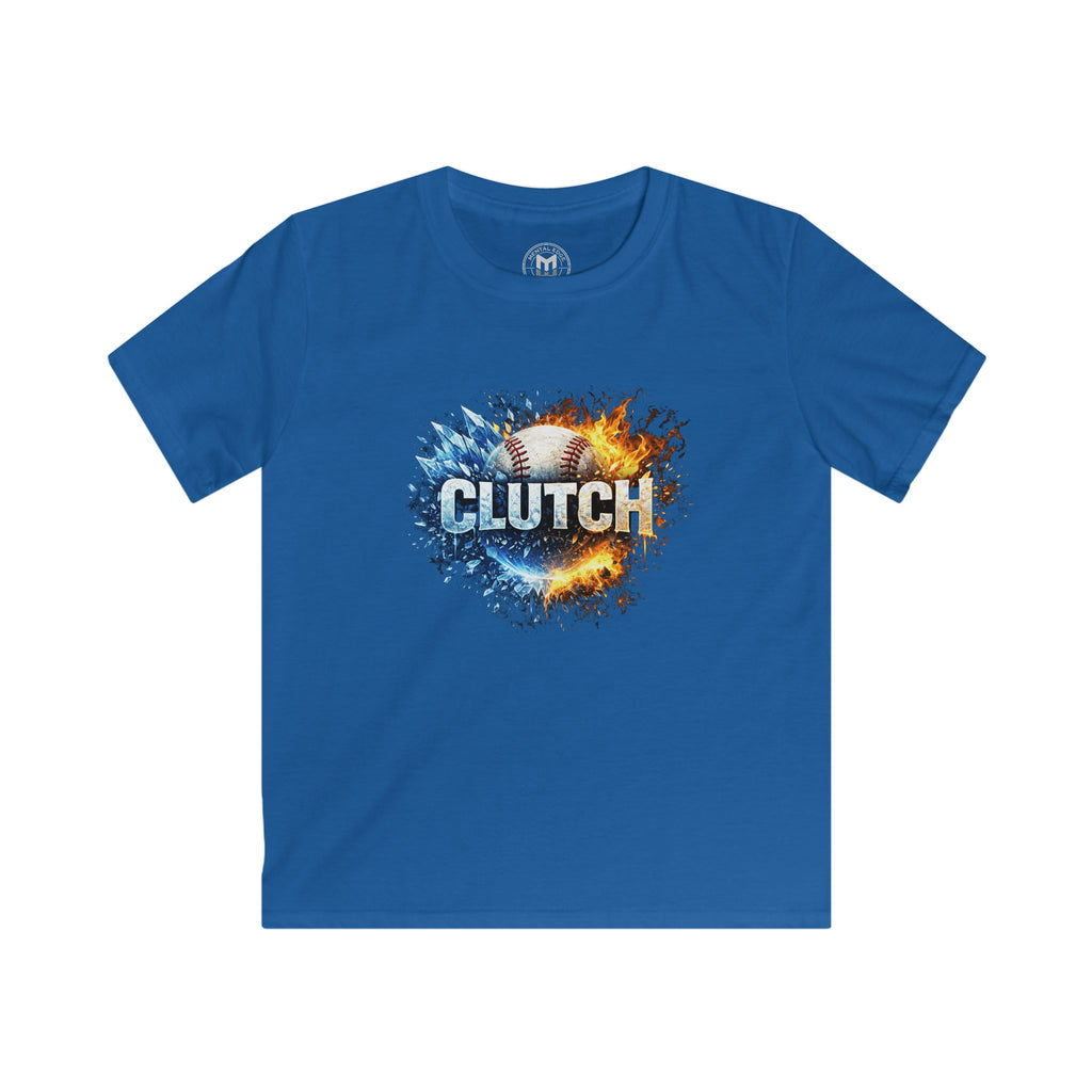 Kids Baseball 'Clutch' Tee — Fire & Ice Baseball Shirt