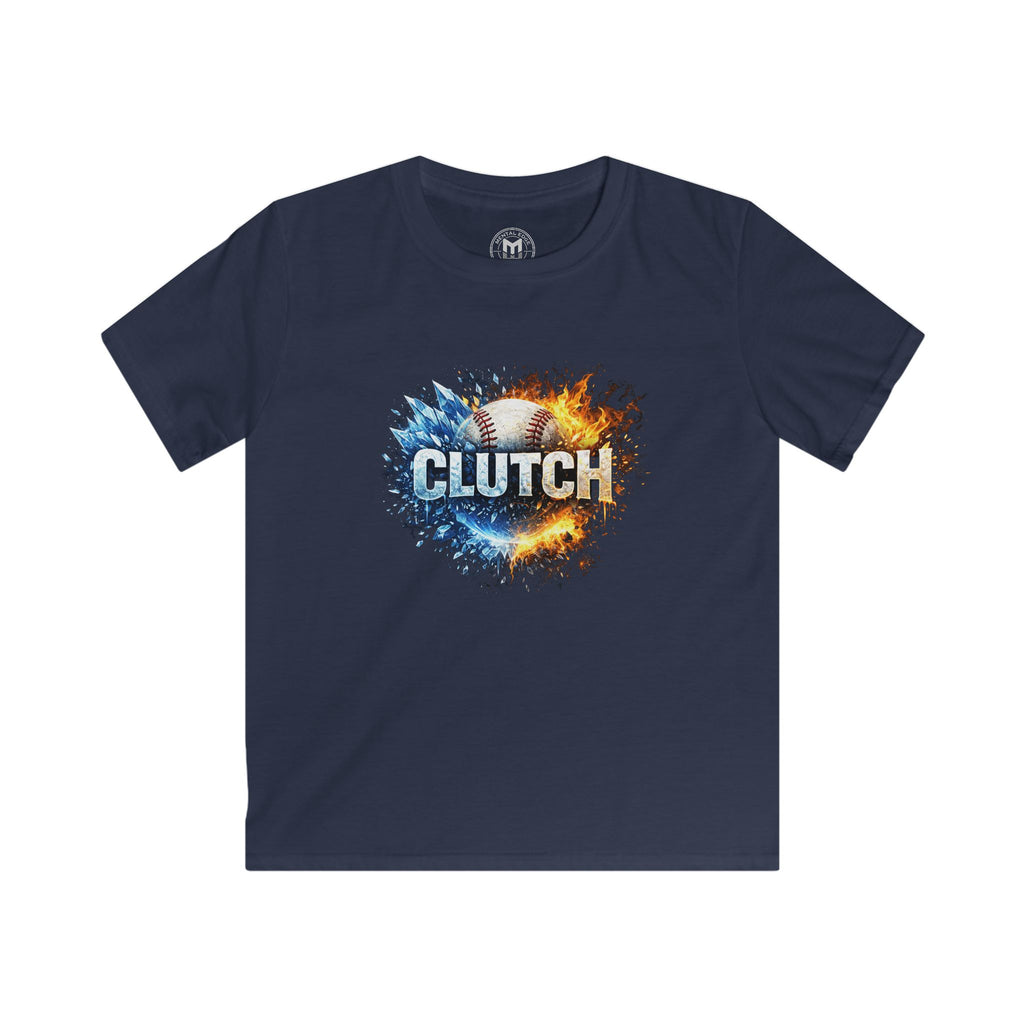 Kids Baseball 'Clutch' Tee — Fire & Ice Baseball Shirt