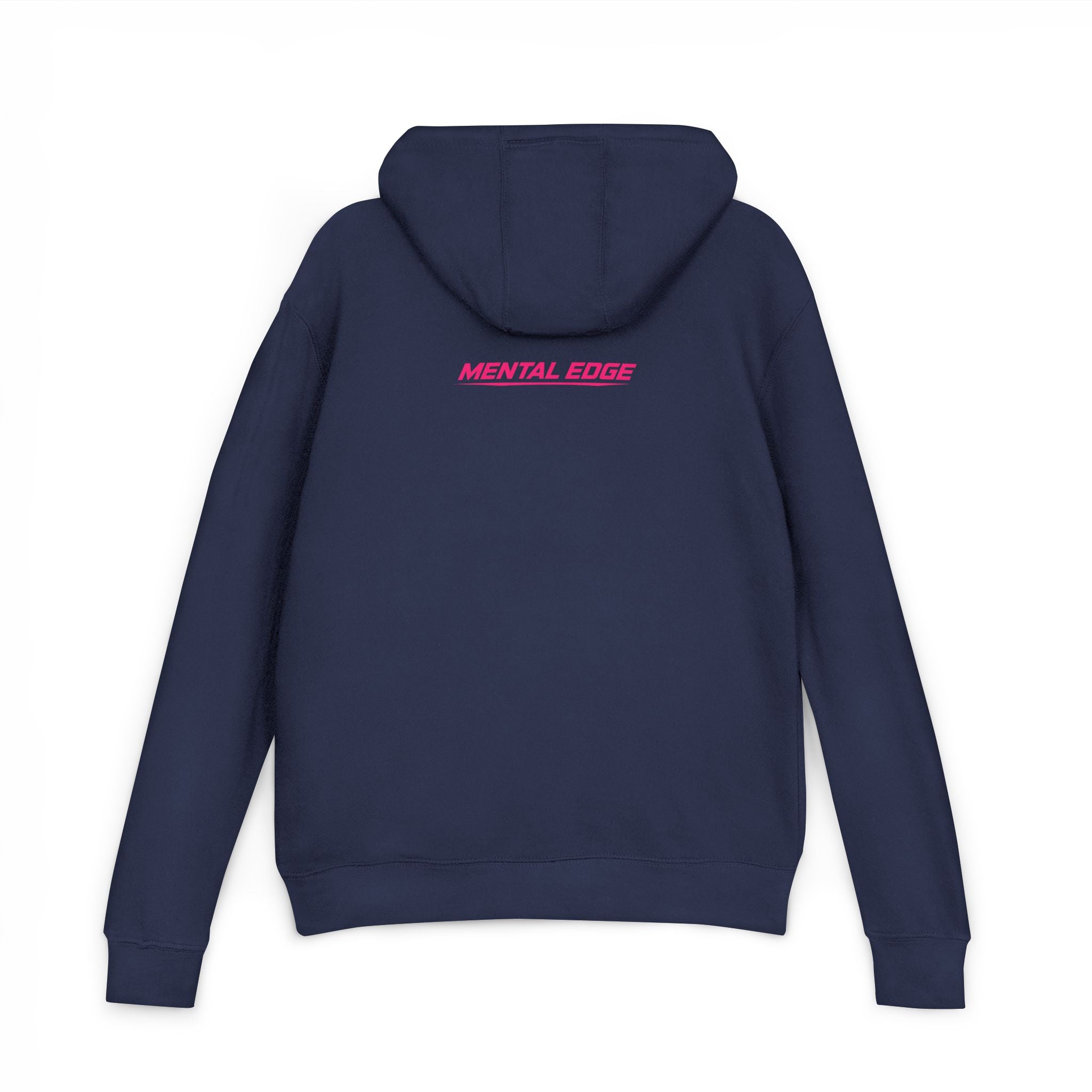 Adult Mental Edge Hoodie — ME Pink Logo French Terry Pullover