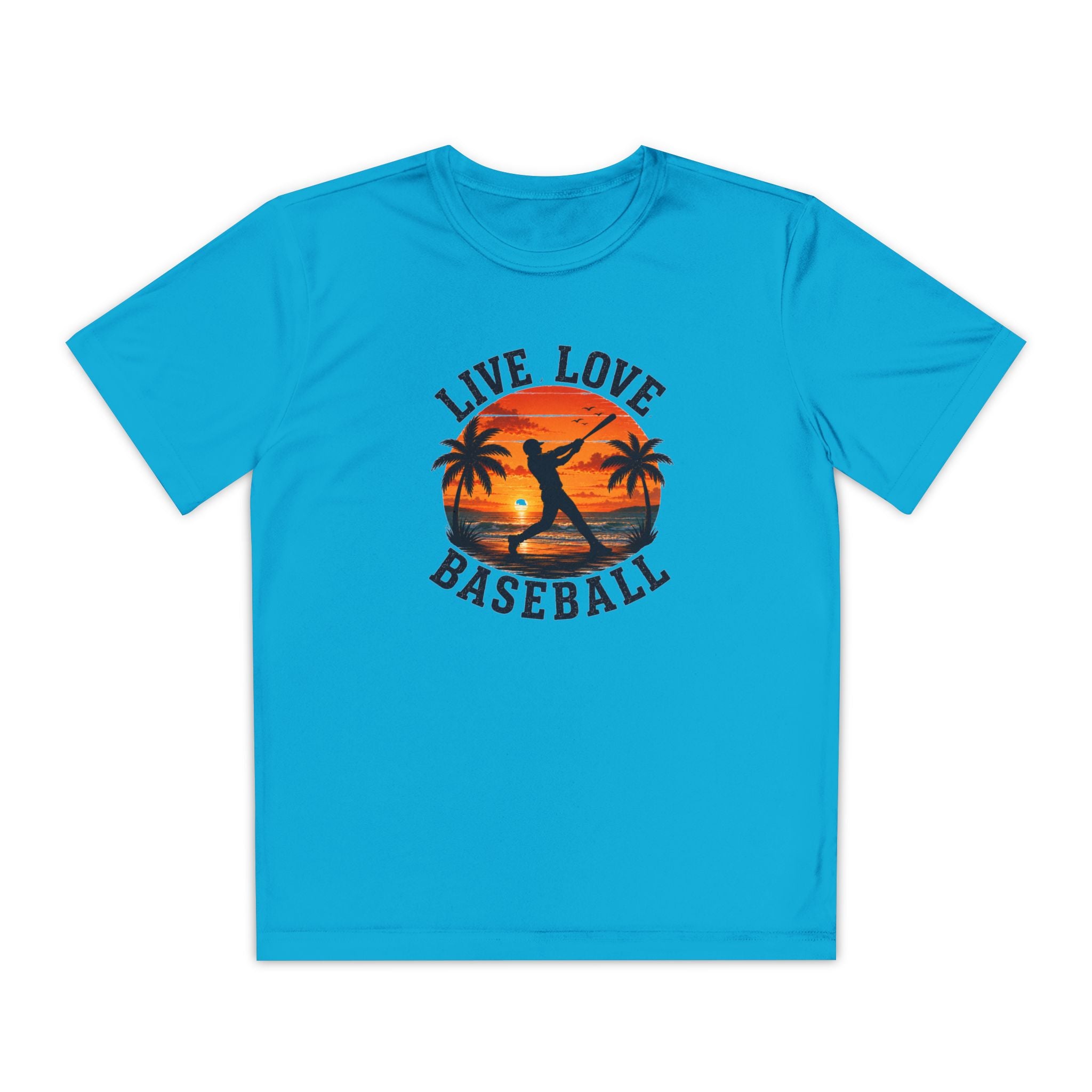 Live Love Baseball Youth Dri Fit Tee