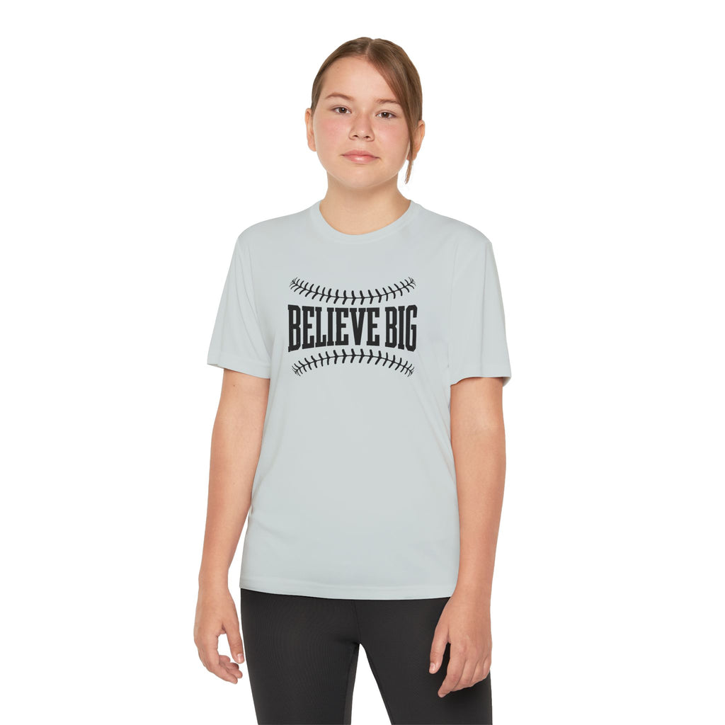 Believe Big Youth Baseball Dri Fit Tee