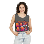Baseball Vibes Tank Top — Retro Stadium Graphic Baseball Tee