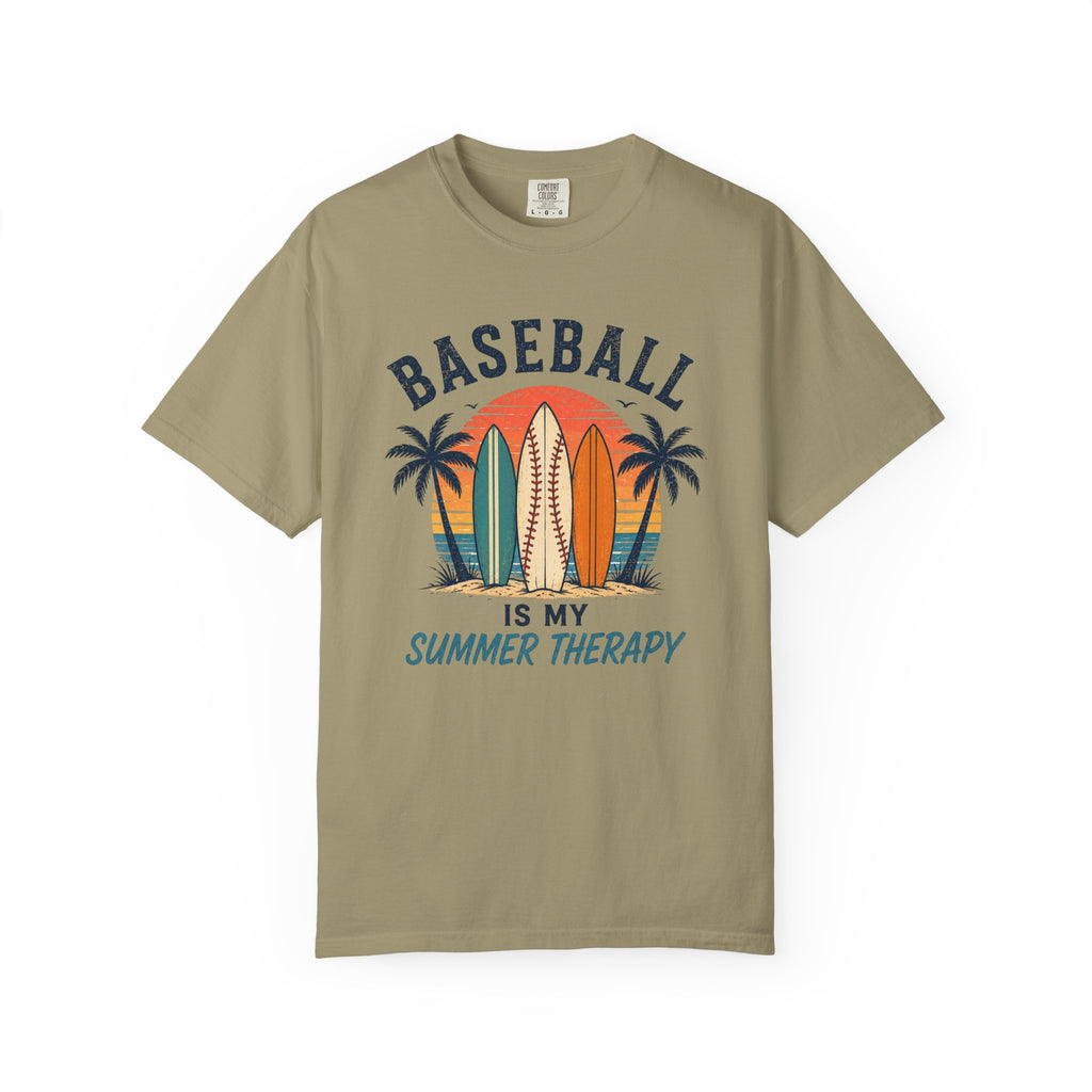 Baseball Is My Summer Therapy T-Shirt