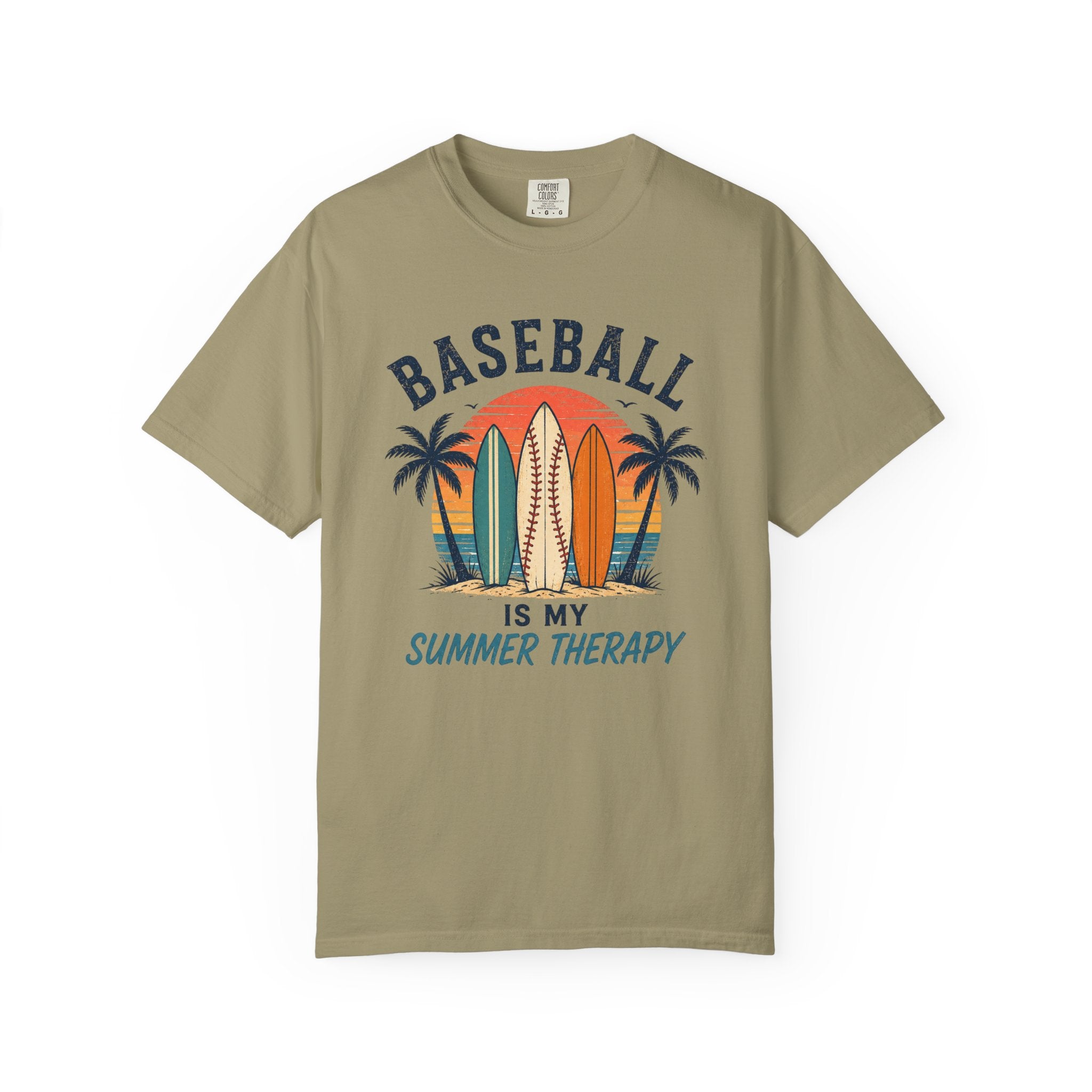 Baseball Is My Summer Therapy T-Shirt