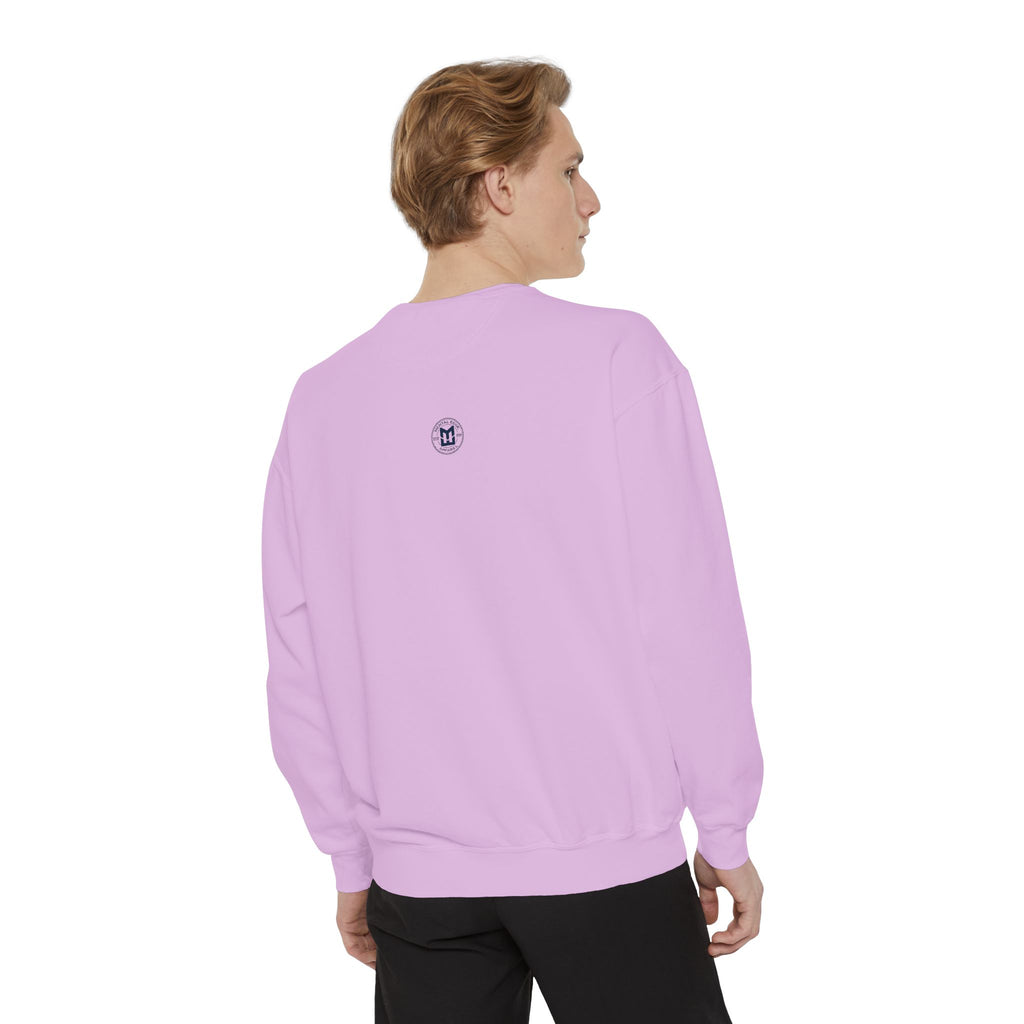 Baseball Unisex Sweatshirt - "Live Love Baseball" Vintage Sunset Crewneck
