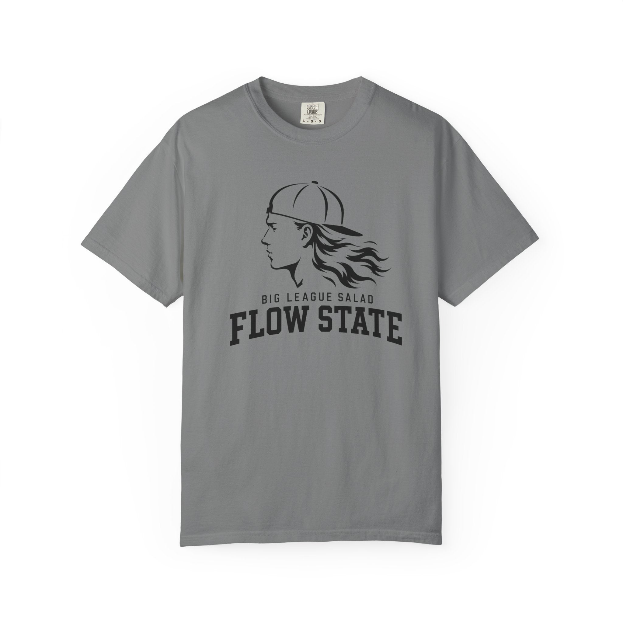 Flow State Tee — 'Big League Salad' Athletic Retro Graphic T-Shirt