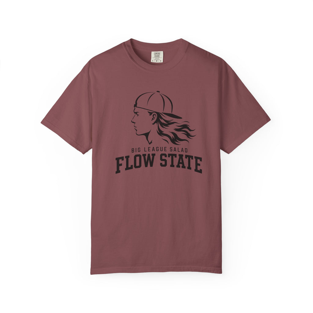 Flow State Tee — 'Big League Salad' Athletic Retro Graphic T-Shirt
