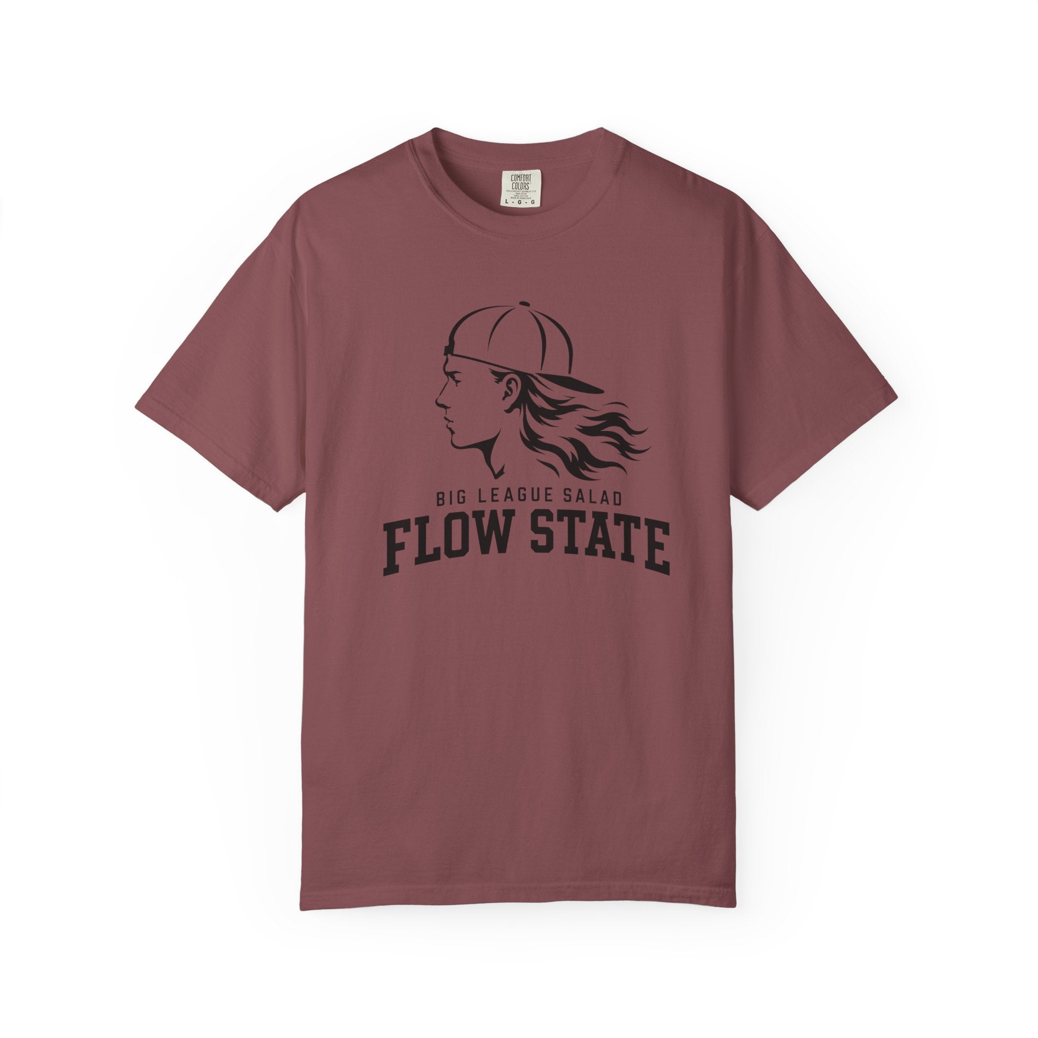 Flow State Tee — 'Big League Salad' Athletic Retro Graphic T-Shirt