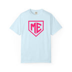 ME Mental Edge Baseball Plate T‑Shirt — Pink Monogram Graphic Comfort Colors Tee