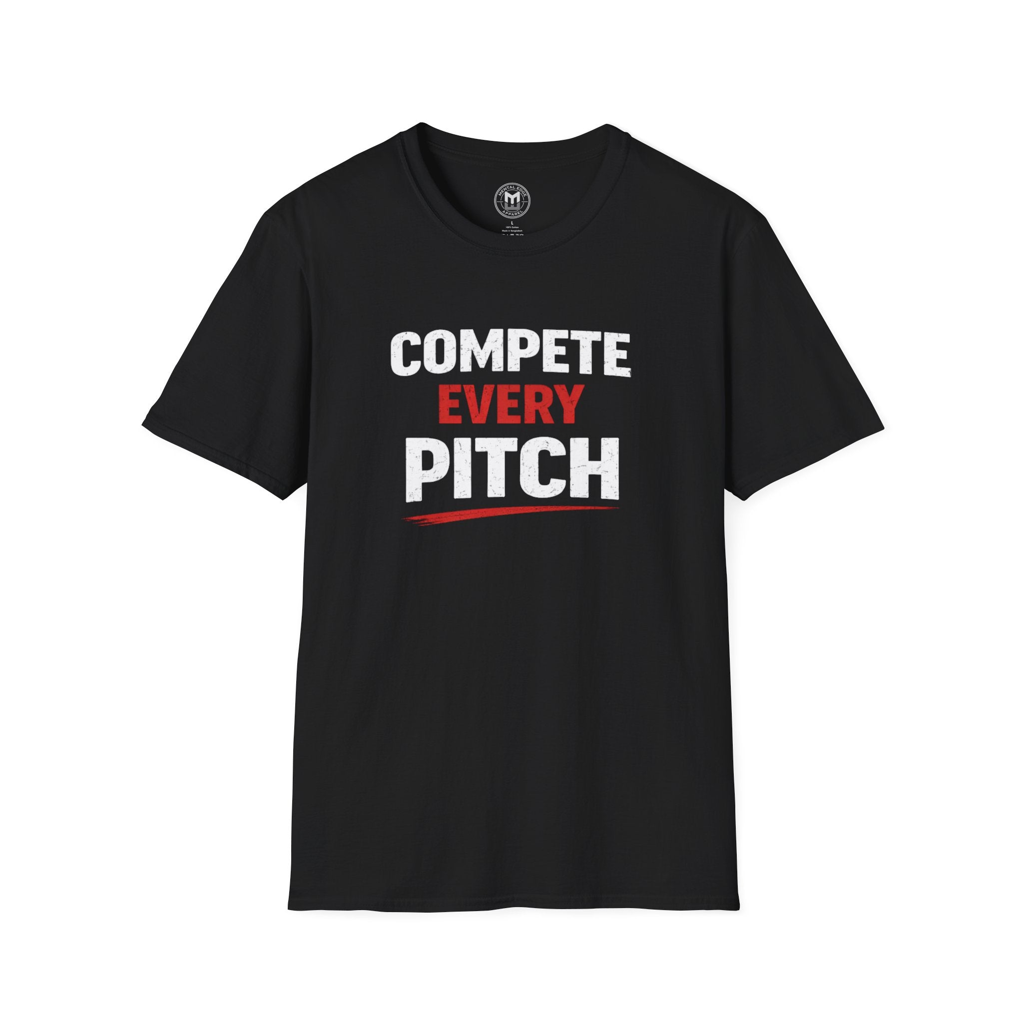 Compete Every Pitch Baseball T-Shirt