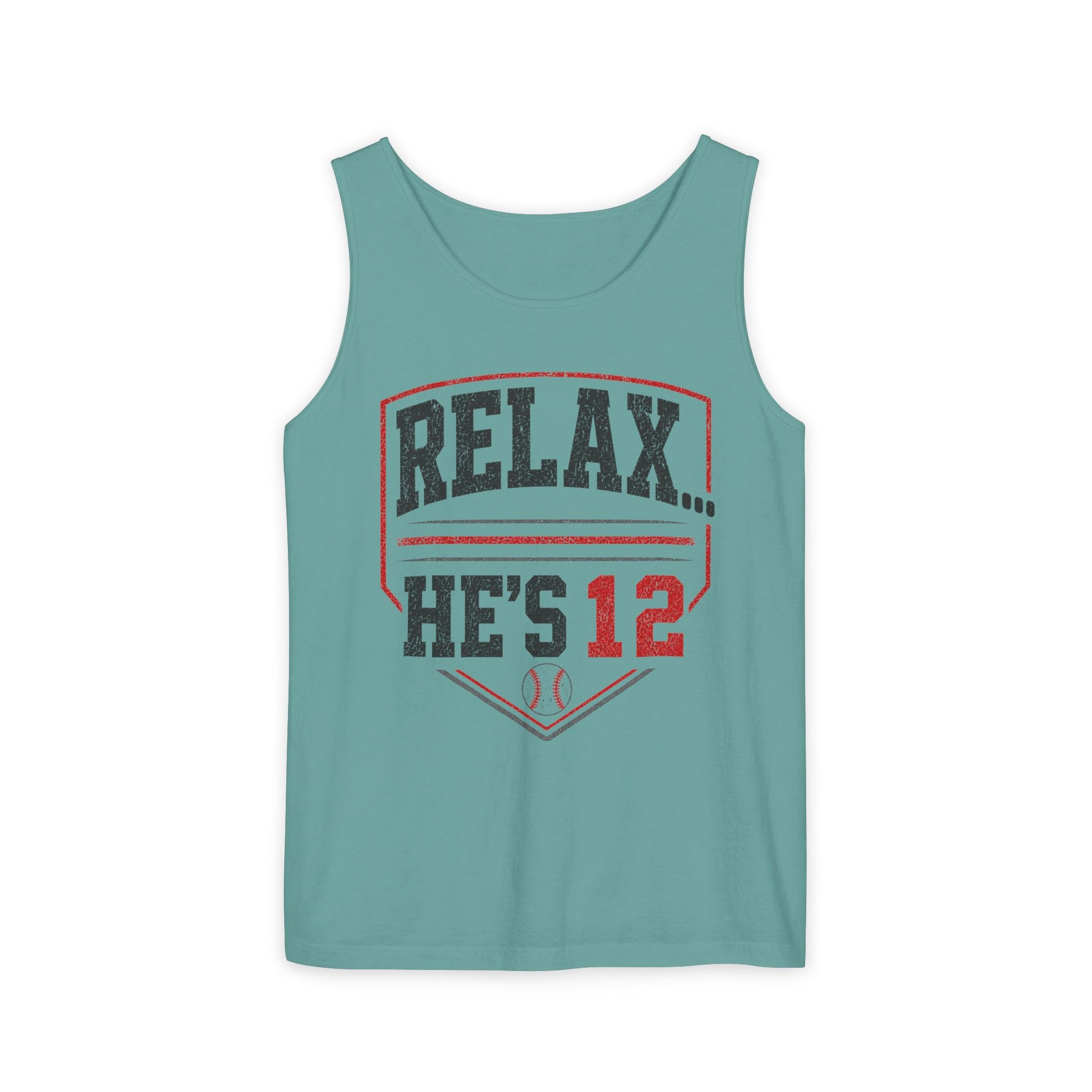 Relax... He's 12 Parent Tank Top