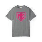 ME Mental Edge Baseball Plate T‑Shirt — Pink Monogram Graphic Comfort Colors Tee