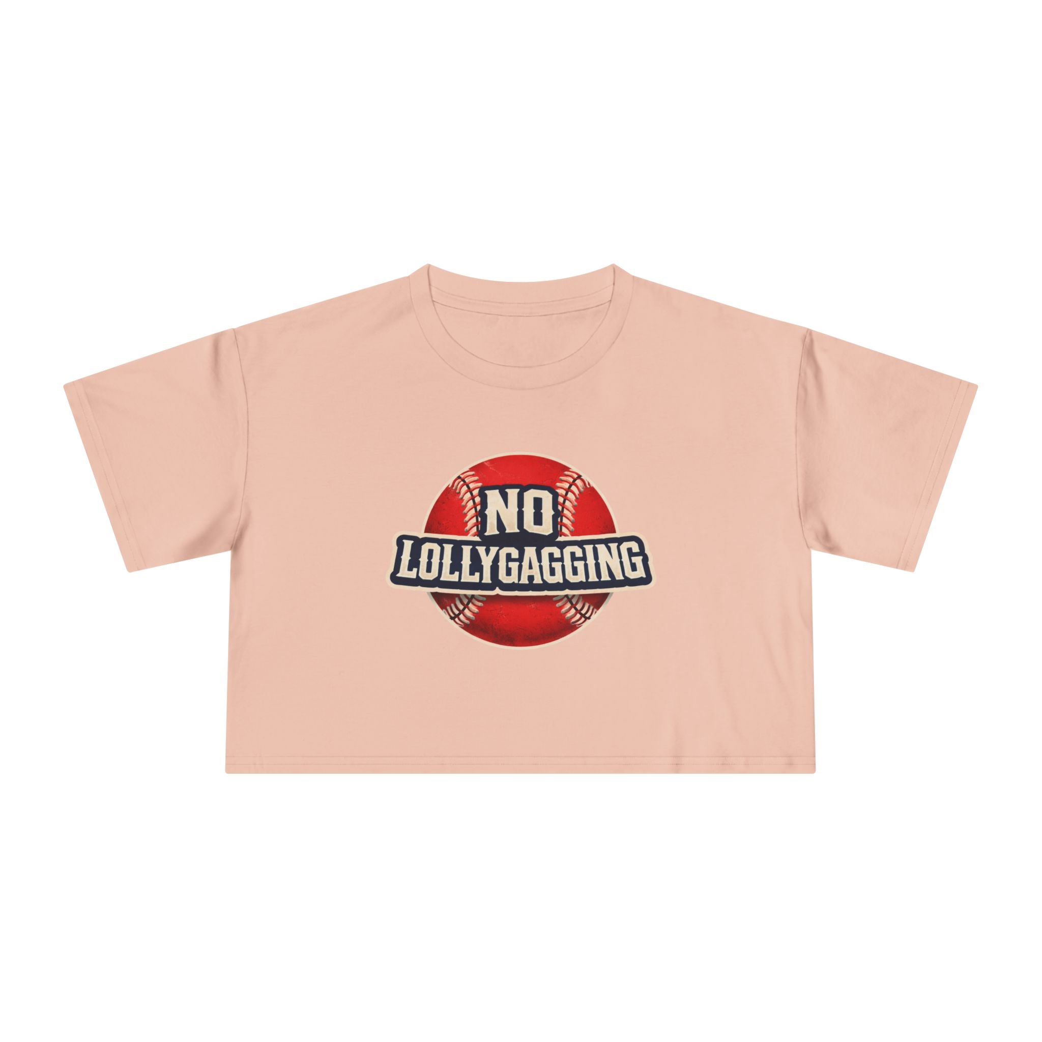No Lollygagging Crop Tee — Women's Athletic Casual Top