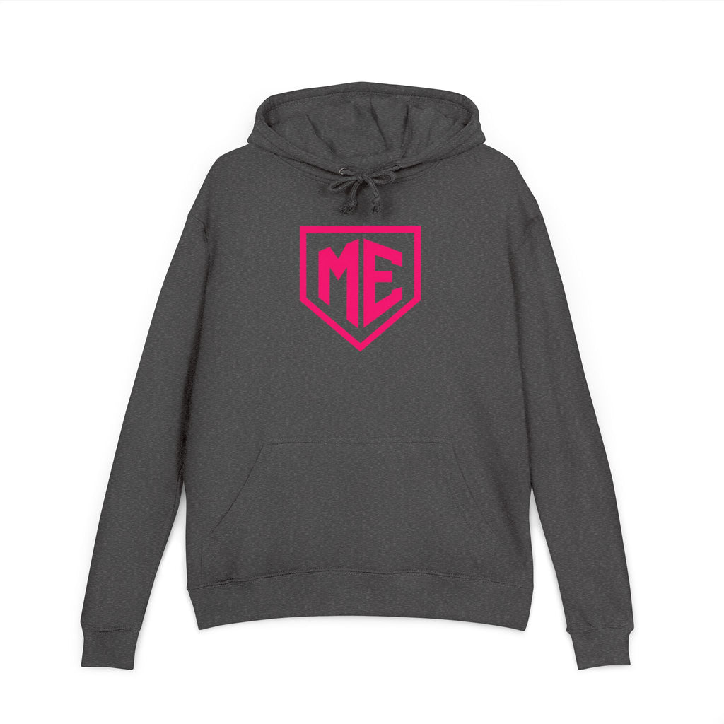 Adult Mental Edge Hoodie — ME Pink Logo French Terry Pullover