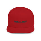 Mental Edge Flat Bill Snapback Hat — Minimal Athletic Logo Cap