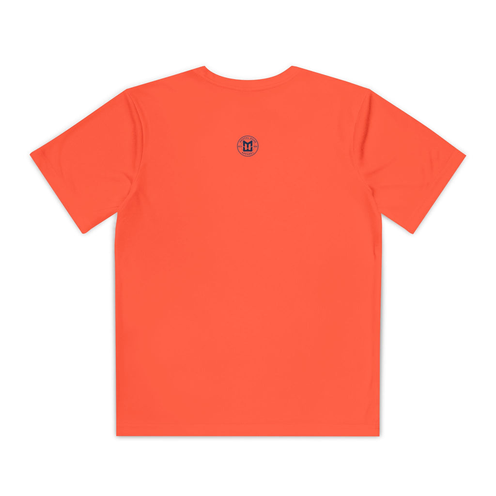 Live Love Baseball Youth Dri Fit Tee — Sunset Palm Baseball Player Shirt