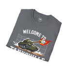 Welcome to Tanksville Tank Adult T-Shirt