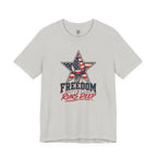 Freedom Runs Deep T-Shirt — American Flag Star Patriotic Tee