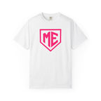 ME Mental Edge Baseball Plate T‑Shirt — Pink Monogram Graphic Comfort Colors Tee