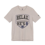 Relax He's 8 Football Parent Tee