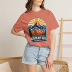Born to Hit Balls Over Mountains T-Shirt — Unisex Vintage Mountain Comfort Colors Graphic Tee