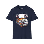 Launch This! Flaming Baseball T-Shirt