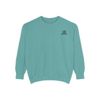 Baseball Sweatshirt — "Live Love Baseball" Vintage Sunset Crewneck Unisex