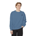 Baseball Sweatshirt — "Live Love Baseball" Vintage Sunset Crewneck Unisex