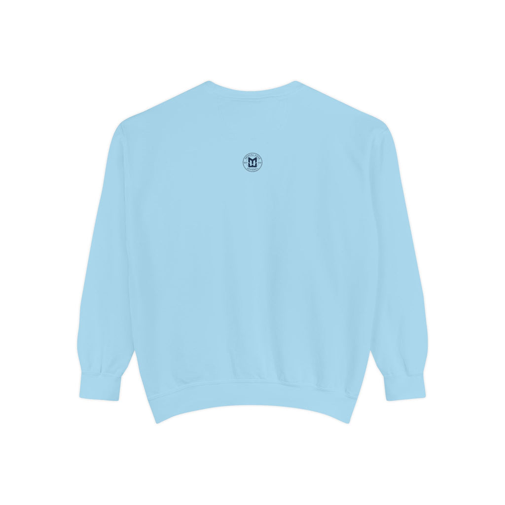 Baseball Unisex Sweatshirt - "Live Love Baseball" Vintage Sunset Crewneck