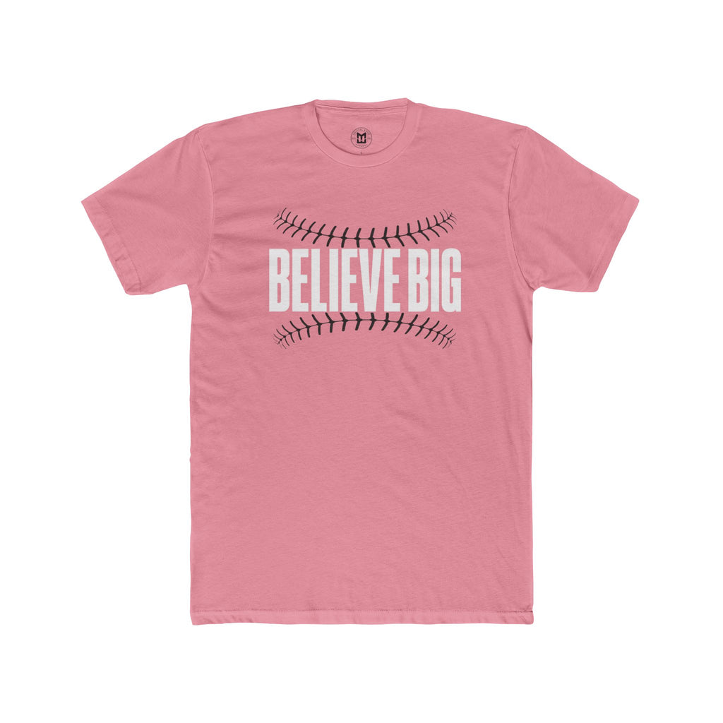 Believe Big Baseball Tee — Inspirational Sports Shirt