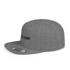 Mental Edge Flat Bill Snapback Hat — Minimal Athletic Logo Cap