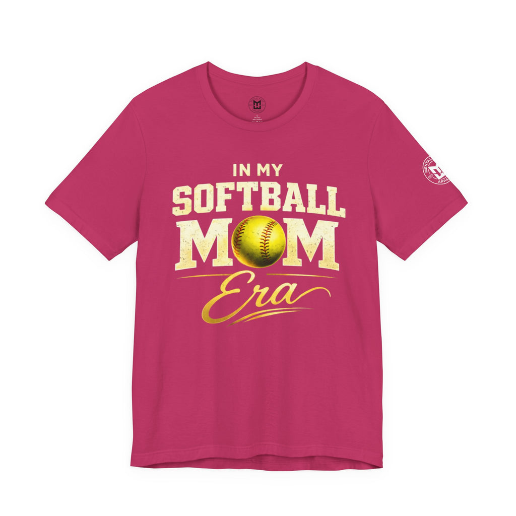 "In My Softball Mom Era" Softball Mom —Graphic Shirt