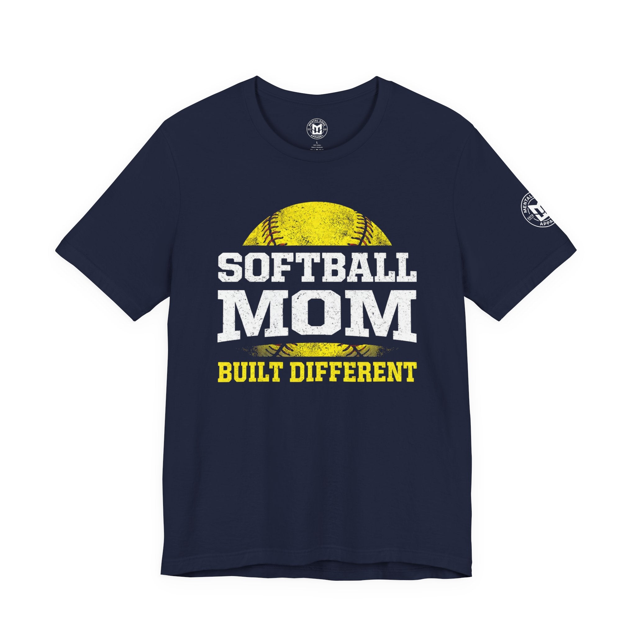 "Built Different" Softball Mom T-Shirt
