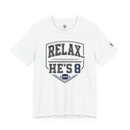 Relax He's 8 Football Parent Tee