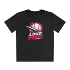 Loud Noises Youth Dri-Fit Baseball Tee