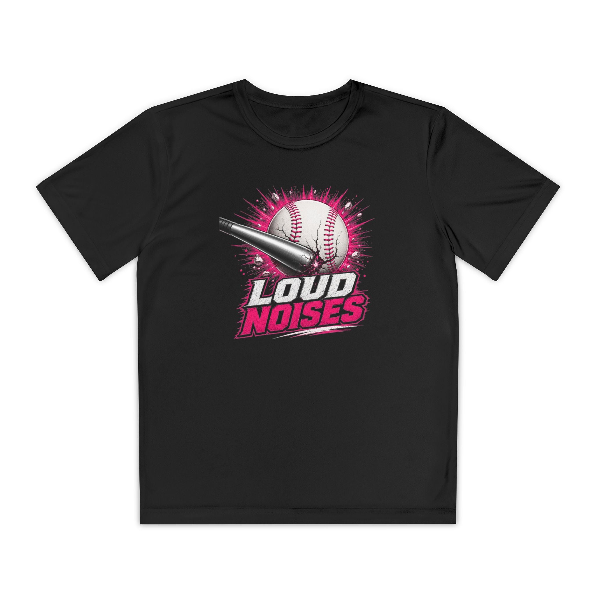 Loud Noises Youth Dri-Fit Baseball Tee