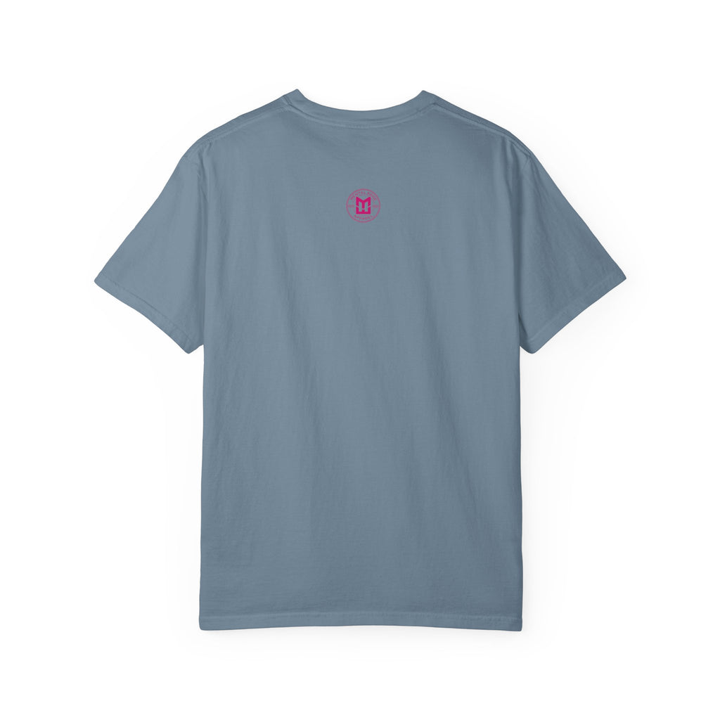 ME Mental Edge Baseball Plate T‑Shirt — Pink Monogram Graphic Comfort Colors Tee