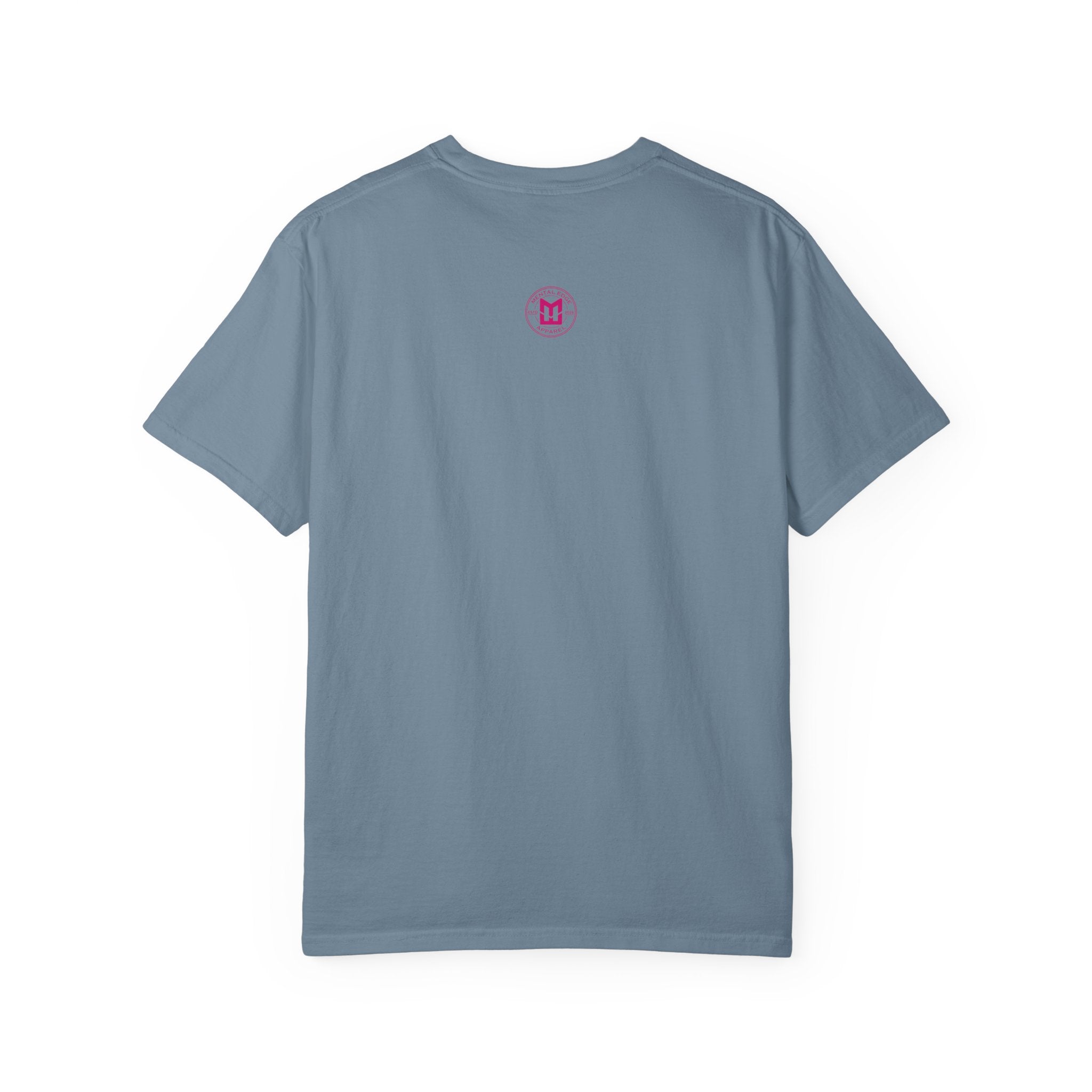 ME Mental Edge Baseball Plate T‑Shirt — Pink Monogram Graphic Comfort Colors Tee
