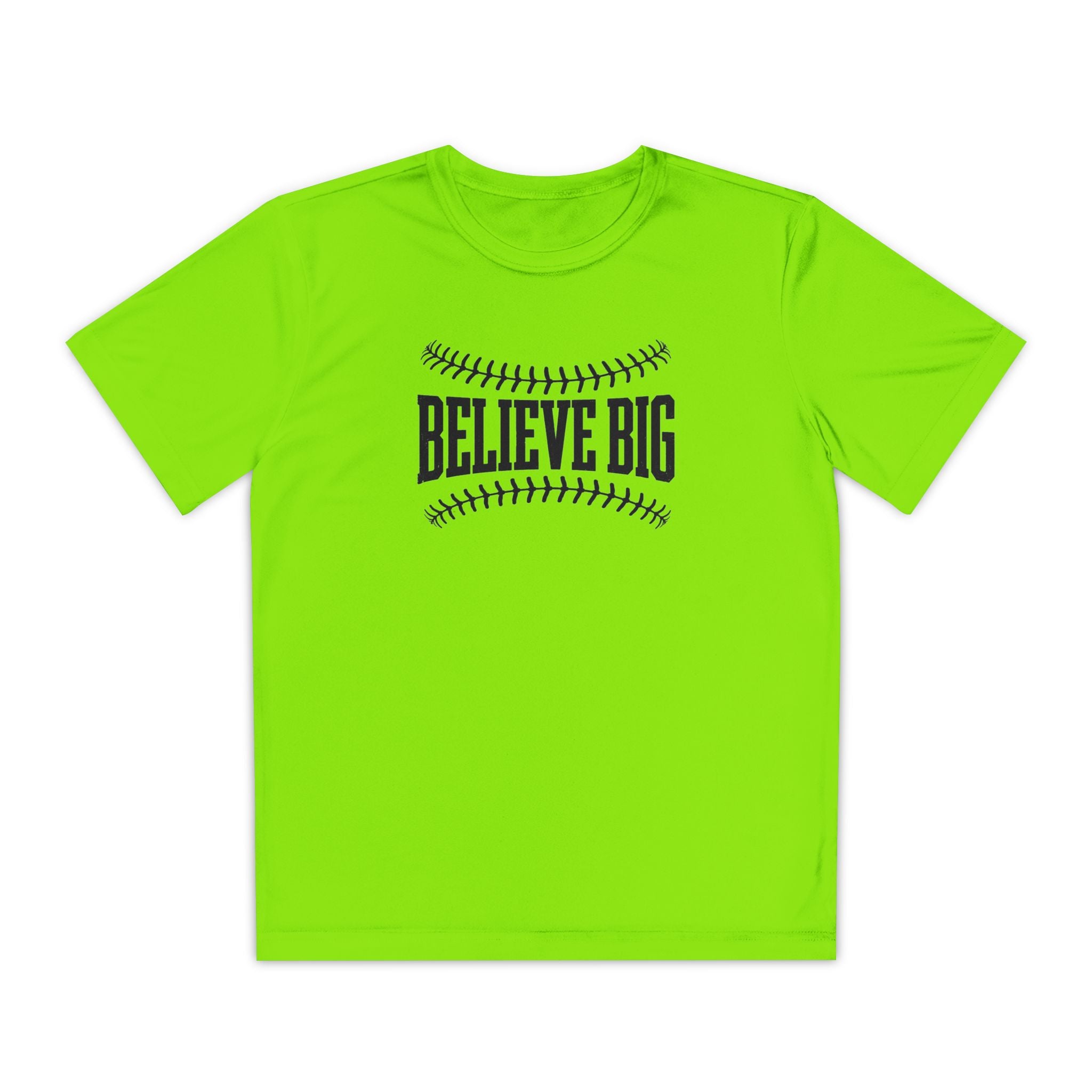 Believe Big Youth Baseball Dri Fit Tee