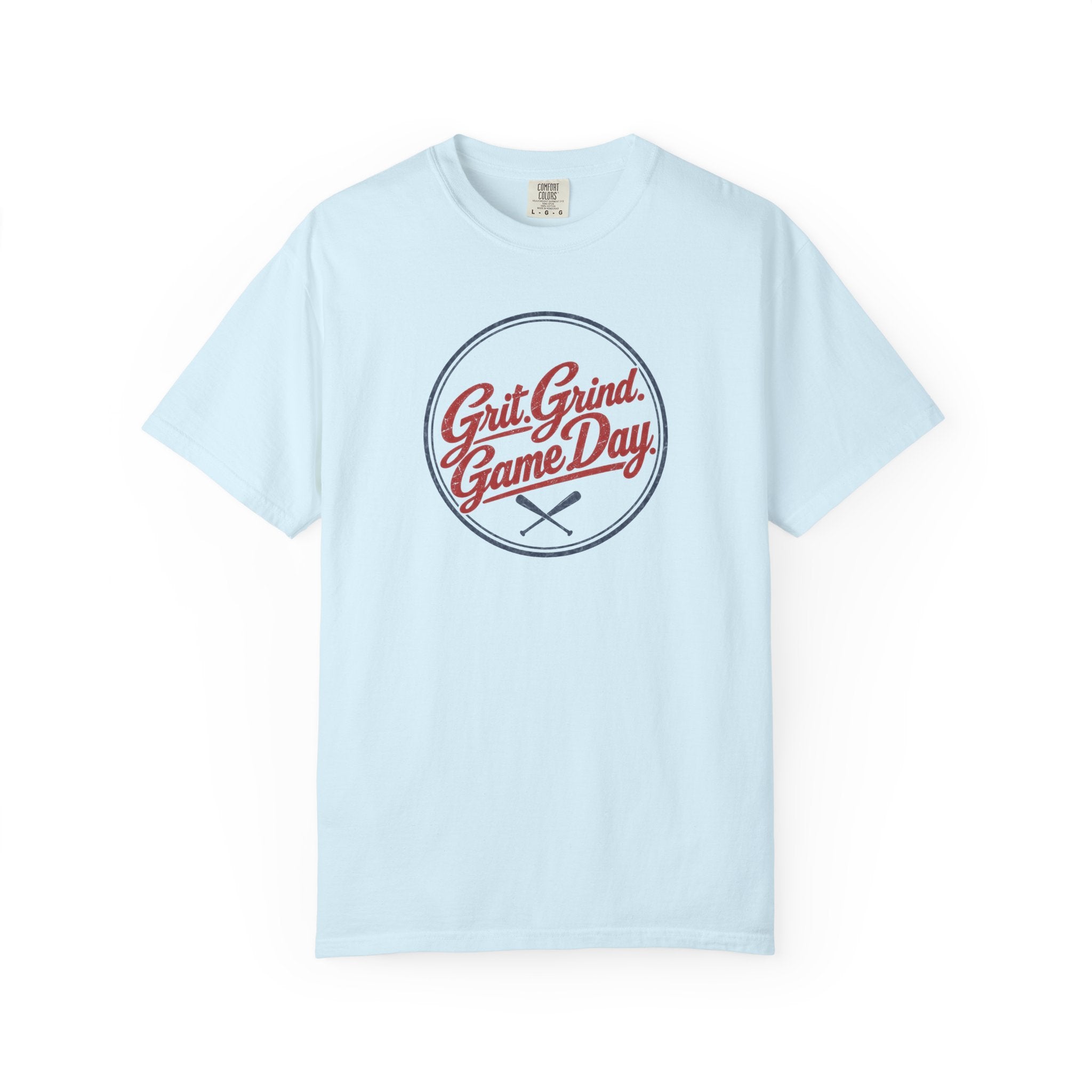 Adult Unisex  "Grit Grind Game Day" Comfort Colors Baseball Graphic Tee
