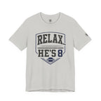 Relax He's 8 Football Parent Tee