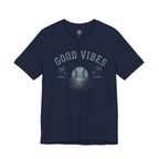 Good Vibes Woman's Baseball Sunset Tee