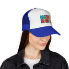 Baseball Mama Trucker Cap – Retro Colorful Softball Mom Hat